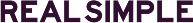 The Real Simple logo in black text on a white background