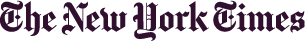 The New York Times logo in black text on a white background